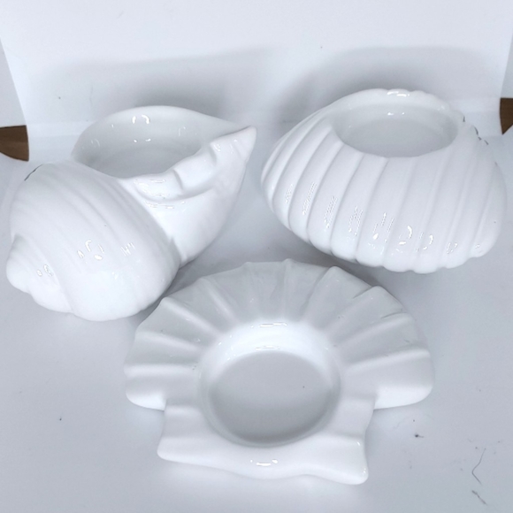 Shell votive holder trio - Picture 3 of 12